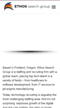 Mobile Screenshot of ethossearch.com